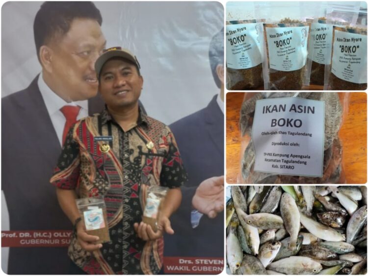 Ikan Boko Olahan TP PKK Kampung Apengsala Turut Ramaikan Kegiatan GTTGN XXV di Lombok