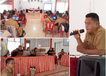 Kabid Pemdes Agus Tambeke Bekali Sekam dan Kaur Perencanaan se-Daratan Tagulandang Terkait RPJM Kampung