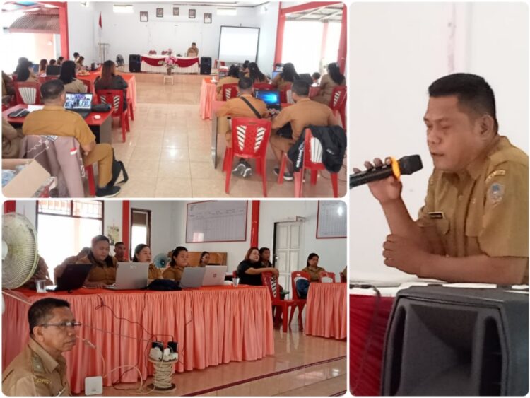 Kabid Pemdes Agus Tambeke Bekali Sekam dan Kaur Perencanaan se-Daratan Tagulandang Terkait RPJM Kampung