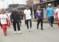 Jelang HUT ke-16 Bolsel, Bupati dan Wabup Meriahkan Jalan Sehat