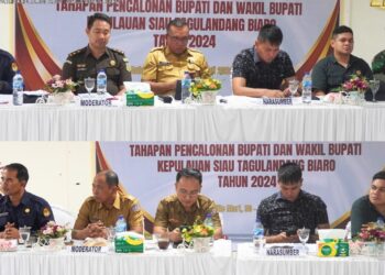 KPU Sitaro Gelar Rapat Koordinasi dan Sosialisasi Tahapan Pencalonan Bupati dan Wakil Bupati
