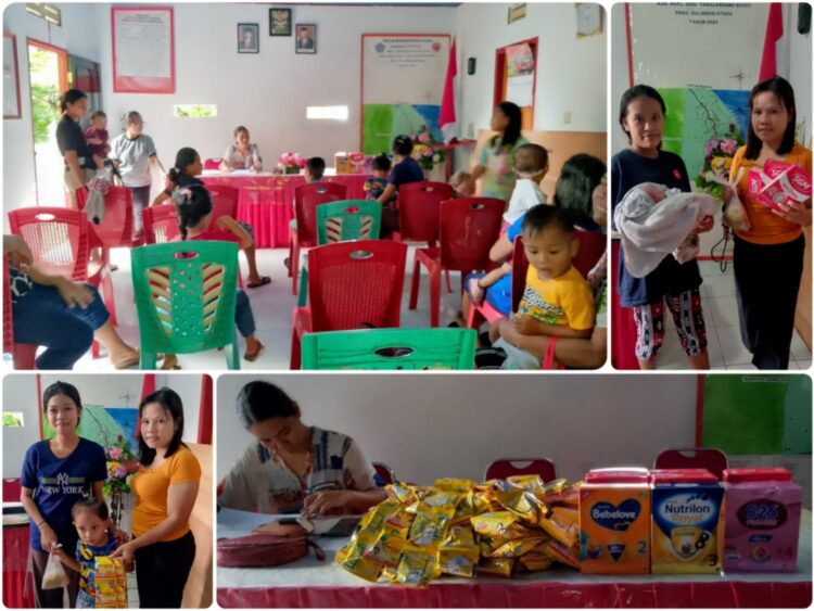 Ini Bukti Pemerintah Kampung Birarikei Support Penuh Kegiatan Posyandu, Kapitalau: Saya Pastikan Tepat Sasaran