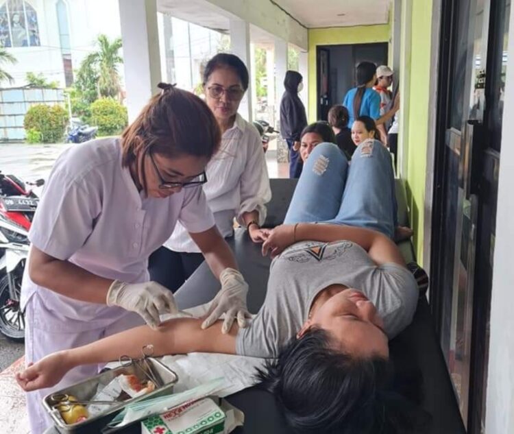 DP3AP2KB Kabupaten Sitaro Gelar Pelayanan KB Gratis di Puskesmas Tagulandang