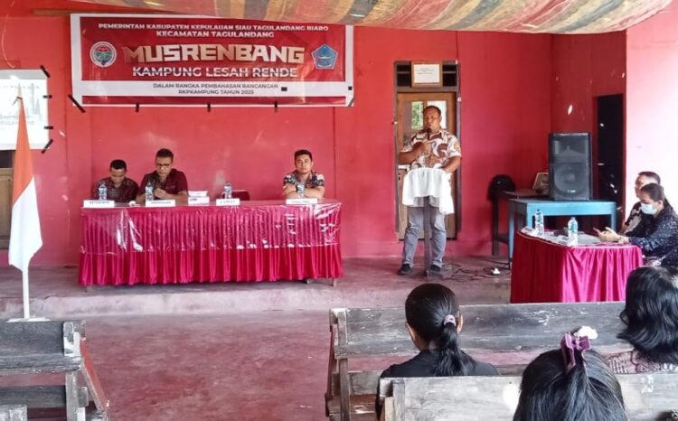 Pertanian dan Peternakan Masuk Program Prioritas Pemerintah Kampung Lesah Rende Tahun 2025