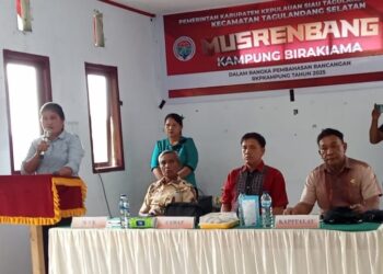 Gelar Musrenbang, Begini Pesan Camat Kepada Pemerintah Kampung Birakiama