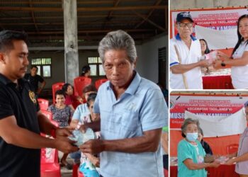 Pemerintah Kampung Lesah Salurkan Bantuan Tunai Kepada 24 KPM, Begini Pesan Kapitalau Roosevelt Hendra Derek