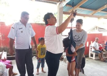 Pemerintah Kampung Mohongsawang Kolaborasi Dengan Puskesmas Tagulandang Wujudkan Target Indonesia Emas Tahun 2024