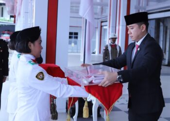 Kaban Kesbangpol Sitaro Beber Beberapa Hal Baru di Upacara Memperingati HUT Proklamasi ke-79