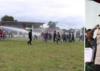 Terungkap di Simulasi SisPamkot, Segini Jumlah Pasukan Keamanan yang Standby di Pilkada Sitaro Nanti