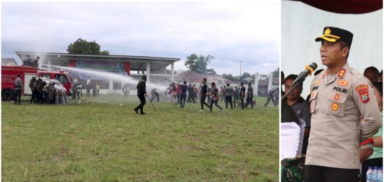 Terungkap di Simulasi SisPamkot, Segini Jumlah Pasukan Keamanan yang Standby di Pilkada Sitaro Nanti