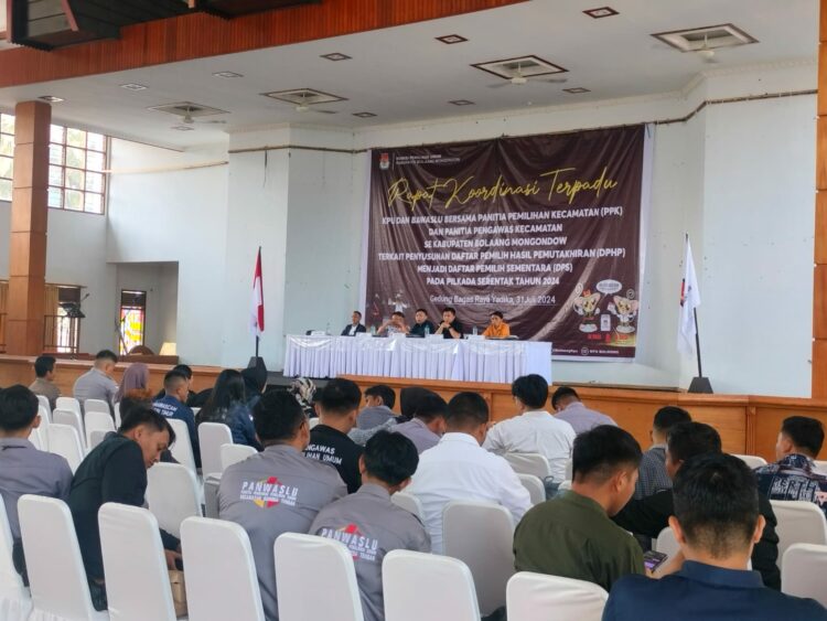 KPU dan Bawaslu Bolmong Matangkan DPHP menjadi DPS