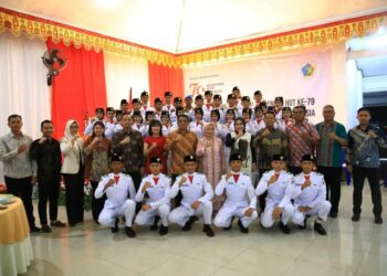 Resepsi HUT RI-79 Kotamobagu, Abdullah mokoginta Serukan Sinergi dan Kolaborasi Pembangunan