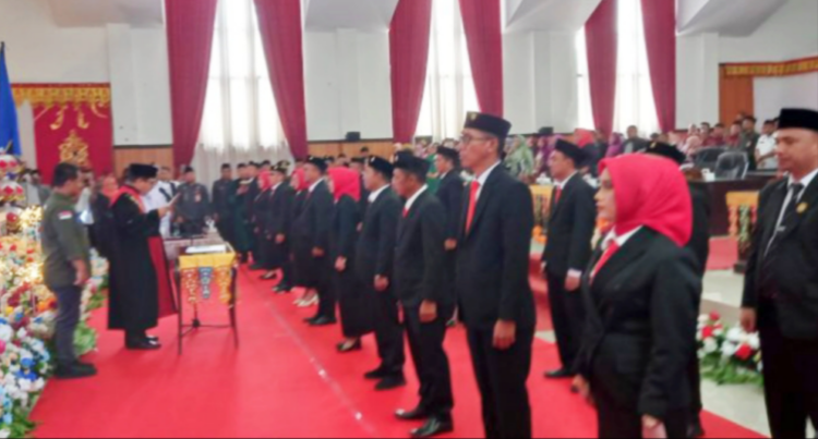 Anggota DPRD Bolsel Periode 2024-2029 Dilantik