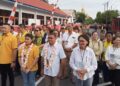 Ribuan Warga Antar Chyntia I Kalangit-Heronimus Makainas Mendaftar Sebagai Cabup-Cawabup Sitaro