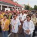 Ribuan Warga Antar Chyntia I Kalangit-Heronimus Makainas Mendaftar Sebagai Cabup-Cawabup Sitaro