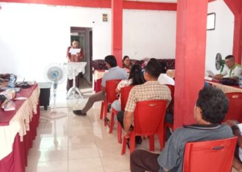 Pemerintah Kampung Mahangiang Bahas Perubahan RPJM Tahun 2021-2027