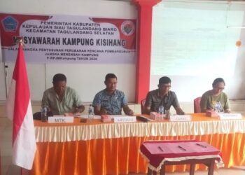 Dihadiri Camat Heron Manahampi, Pemerintah Kampung Kisihang Gelar Muskam Penyusunan Perubahan RPJM Tahun 2021-2024