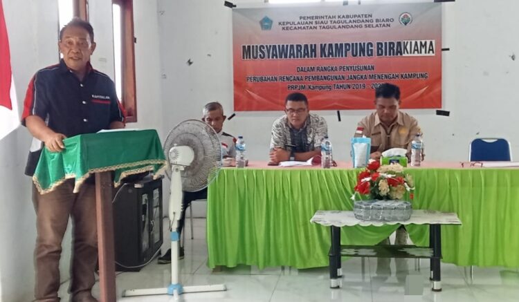 Libatkan MTK, Tomas dan Toga, Pemerintah Kampung Birakiama Bahas Perubahan RPJM Tahun 2021-2924