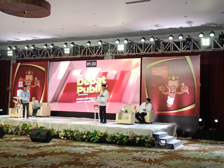 KPU Bolsel Sukses Gelar Debat Publik Pertama Pilkada 2024