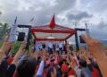 Kampanye di Pintim, Pasangan IDEAL Janji Hotmix Jalan Perkebunan