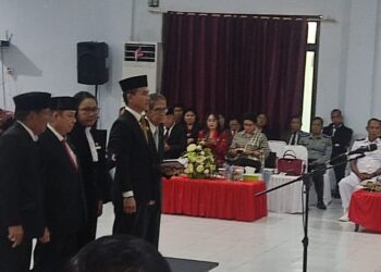 Pimpinan DPRD Kabupaten Sitaro Periode 2024-2029 Resmi Dilantik, Ada Wajah Baru