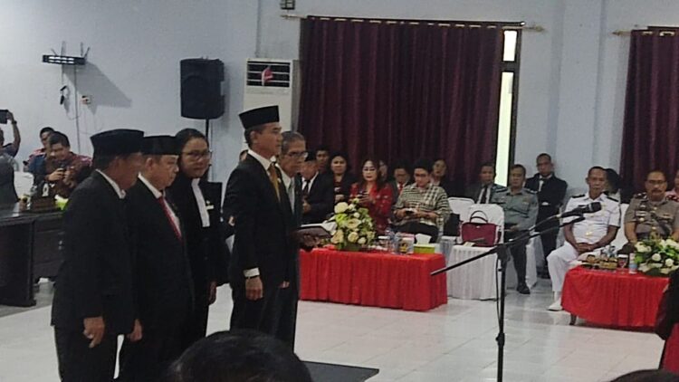 Pimpinan DPRD Kabupaten Sitaro Periode 2024-2029 Resmi Dilantik, Ada Wajah Baru