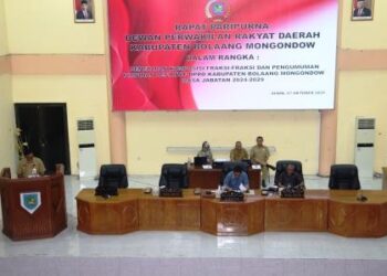 DPRD Bolmong Tetapkan Pimpinan Definitif 2024-2029 dalam Rapat Paripurna