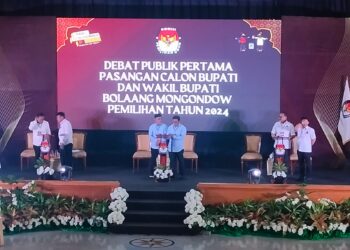 3 Paslon Cabup Bolmong Adu Visi dan Misi Kesejahteraan Rakyat Diselenggarakan KPU