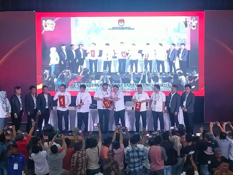 Penetapan Nomor Urut Pasangan Calon Bupati dan Wakil Bupati Bolmong: Menuju Pilkada Damai 2024