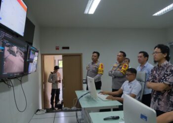 Kapolres Kotamobagu Kunker ke Diskominfo Bahas Kesiapan Pilkada