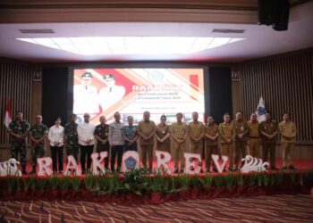 Pj Wali Kota Kotamobagu Ikuti Rakorev Evaluasi Pelaksanaan RKPD Sulut 2024