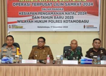 Rapat Lintas Sektoral untuk Pengamanan Nataru di Kotamobagu