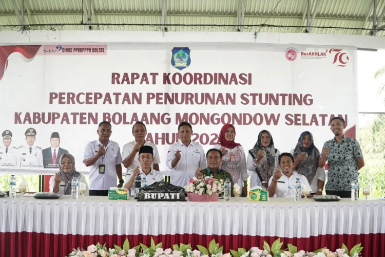 Pemkab Bolsel Perkuat Strategi Percepatan Penurunan Stunting Lewat Rakor