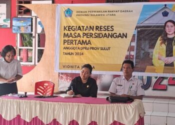 Anggota DPRD Sulut Vionita Kuera Terima Aspirasi Para Guru dan Siswa SMA N 1 Siau Timur