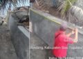Pemerintah Kampung Tulusan Sedang Merampungkan Pembangunan Normalisasi Sungai