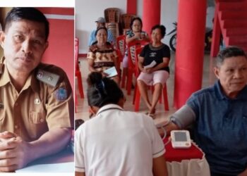Begini Cara Kapitalau Christian J Makasihi Jaga Kesehatan Para Lansia di Kampung