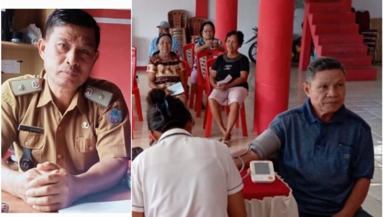 Begini Cara Kapitalau Christian J Makasihi Jaga Kesehatan Para Lansia di Kampung