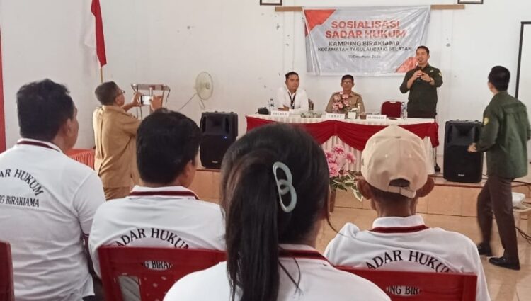 Tingkatkan Kapasitas Dalam Pengelolaan Dandes, Pemerintah Kampung Birakiama Gelar Penyuluhan Hukum