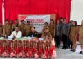Perangkat, MTK dan Polkam di Kampung Mahangiang Ikut Penyuluhan Hukum
