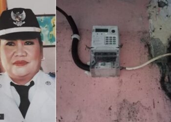 Ada Program Meteran Listrik Gratis di Kampung Mahangiang, Jadi Bukti Kepedulian Kapitalau Bagi Warga Kurang Mampu