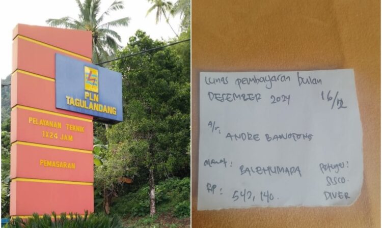 Disorot Warga, Model Penagihan PLN ULP Tagulandang Mirip Perusahaan Bangkrut?