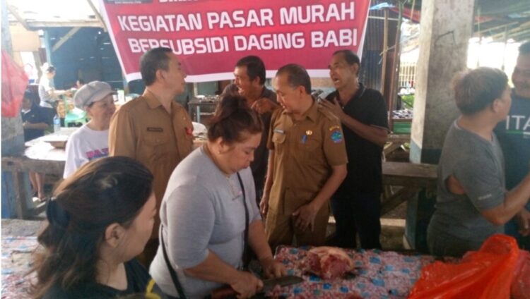 Soal Pasar Murah Daging Babi di Airmadidi, Begini Kata Kadis Perdagangan