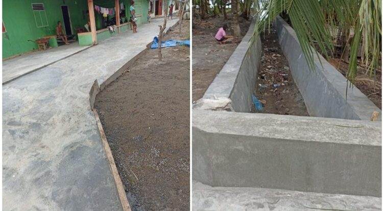 Pemerintah Kampung Kisihang Pacu Tiga Pekerjaan Fisik Jelang Akhir Tahun