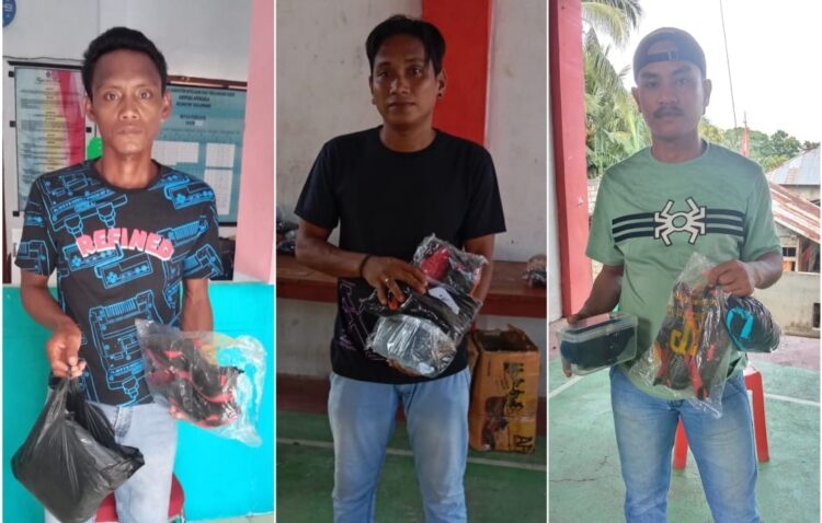 Tunjang Upaya Peningkatan Pendapatan Nelayan, Pemerintah Kampung Apengsala Bikin Pengadaan 10 Paket Alat Selam