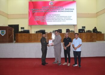 DPRD Bolmong Gelar Rapat Paripurna Pembahasan Awal Raperda APBD 2025