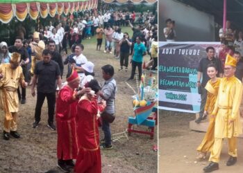 Bupati JG Mengaku Bangga Saat Hadiri Pesta Adat Tulude di Desa Darunu, Ternyata ini Maksudnya