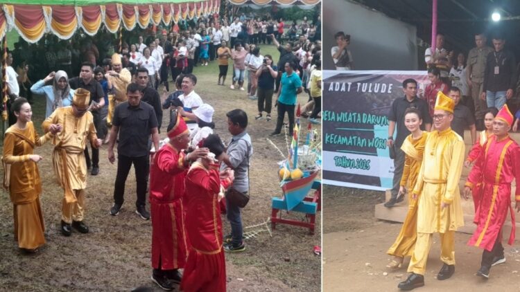 Bupati JG Mengaku Bangga Saat Hadiri Pesta Adat Tulude di Desa Darunu, Ternyata ini Maksudnya