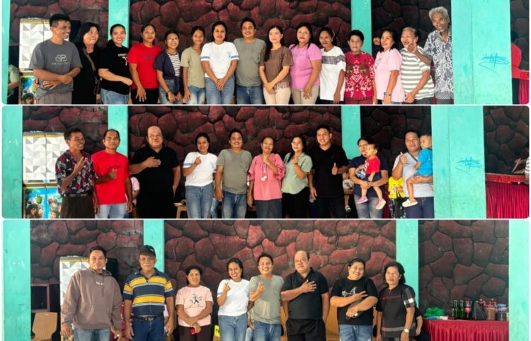 Kapitalau Kampung Botto Rolly Madiro Terima Kunjungan Tahun Baru dari 4 Denominasi Gereja