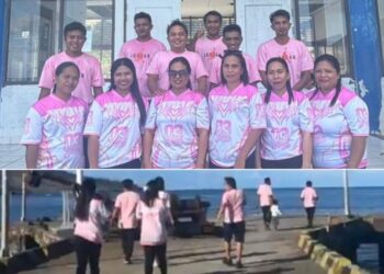 Perkuat Kebersamaan di Momen Hari Kasih Sayang, Kapitalau Rolly Madiro dan Perangkat Kampung Botto Gelar Jalan Sehat Bersama