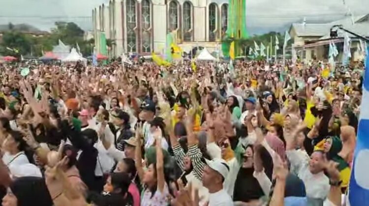 Yulius Selvanus Komaling Disambut Meriah di Kotamobagu